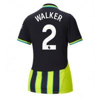 Maglie da calcio Manchester City Kyle Walker #2 Seconda Maglia Femminile 2024-25 Manica Corta